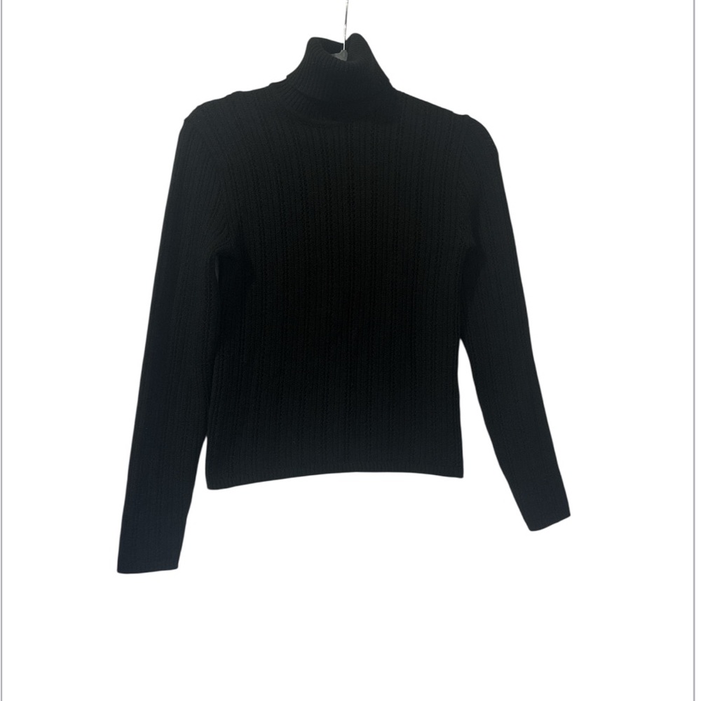 D&G Classic Black Turtleneck Sweater